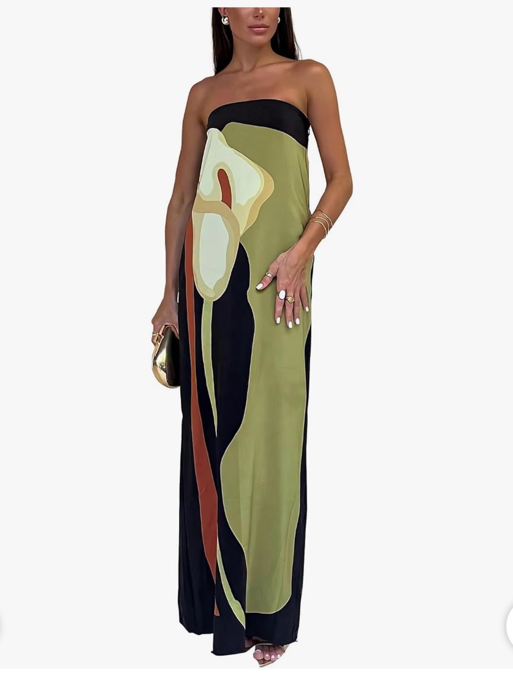 Strapless Calla Lily Dress